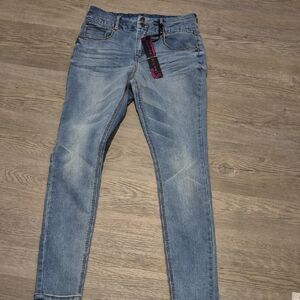 Dollhouse The High Waisted Light Blue Skinny Jeans. Sz 13. BNWT